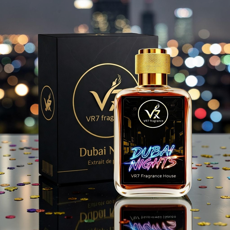 Dubai Nights | Oud Amber Tonka | Extrait de Parfum | VR7 Fragrance