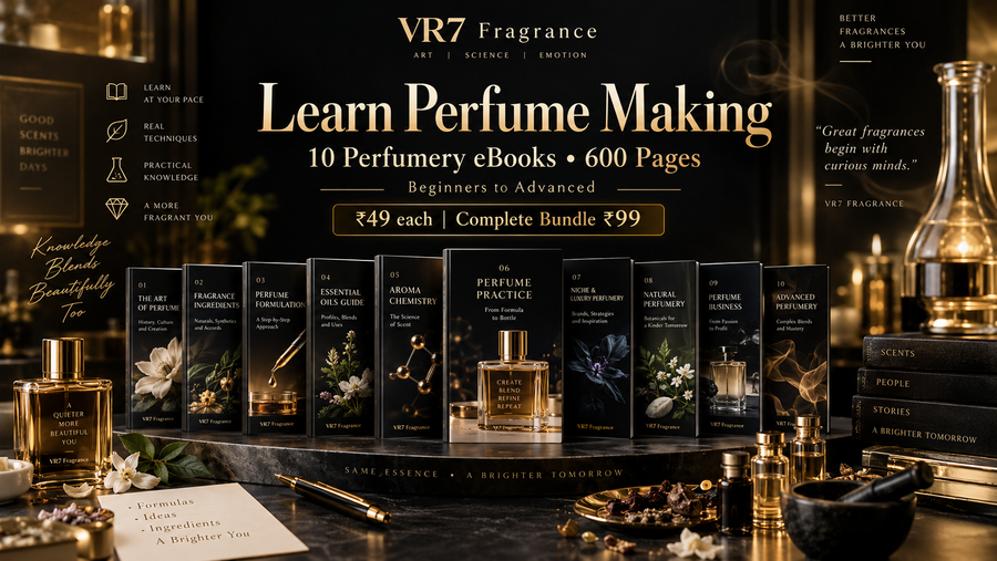 Learn Perfume Making: 10 Essential Perfumery eBooks from Beginners to Advanced