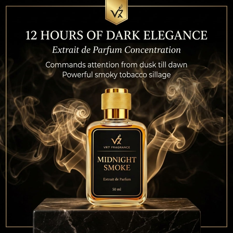 Midnight Smoke | Woody Spicy Oud Leather | Extrait de Parfum | VR7 Fragrance - VR7 Fragrance™ -