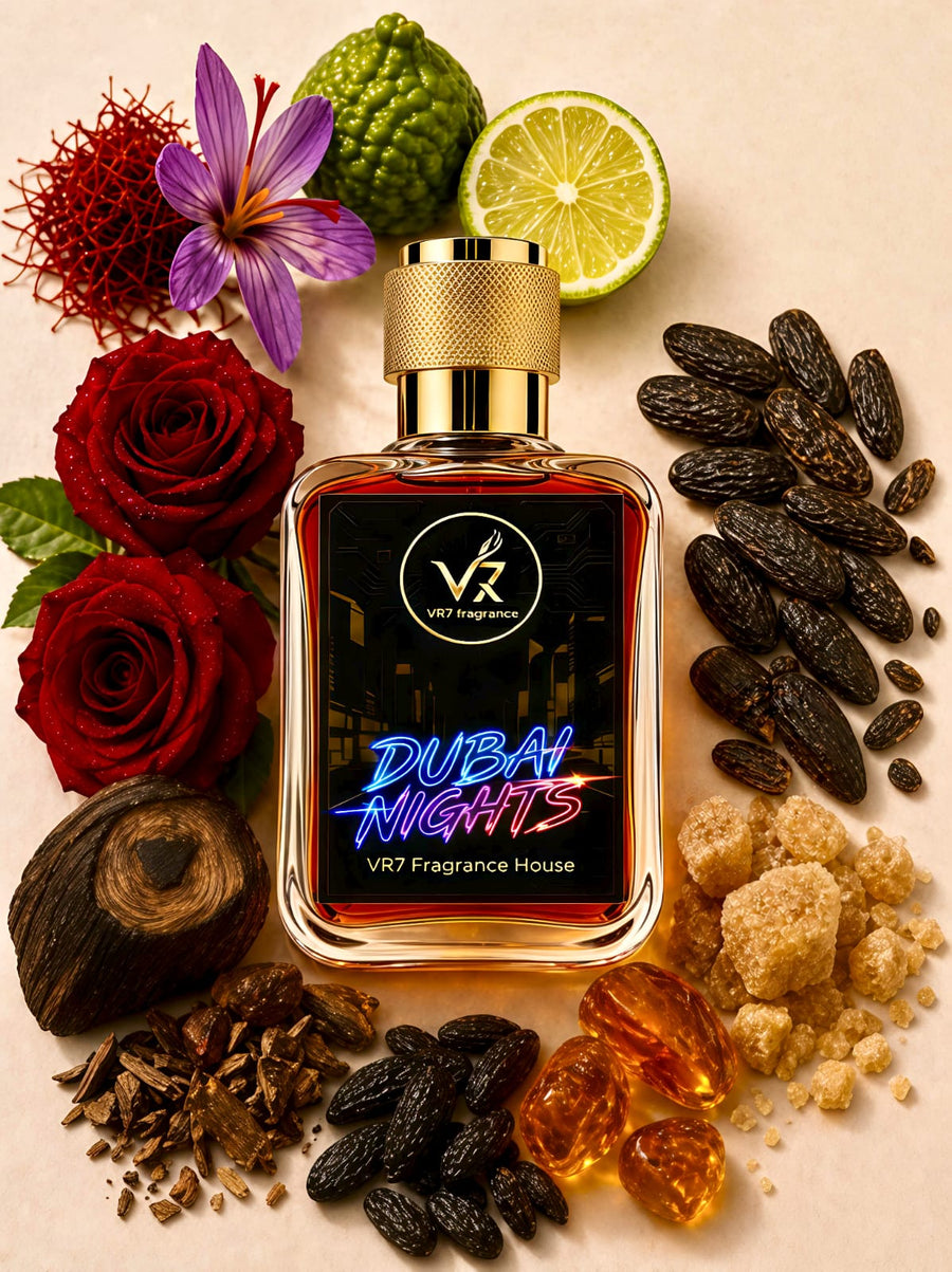 Dubai Nights | Oud Amber Tonka | Extrait de Parfum | VR7 Fragrance - VR7 Fragrance™ -