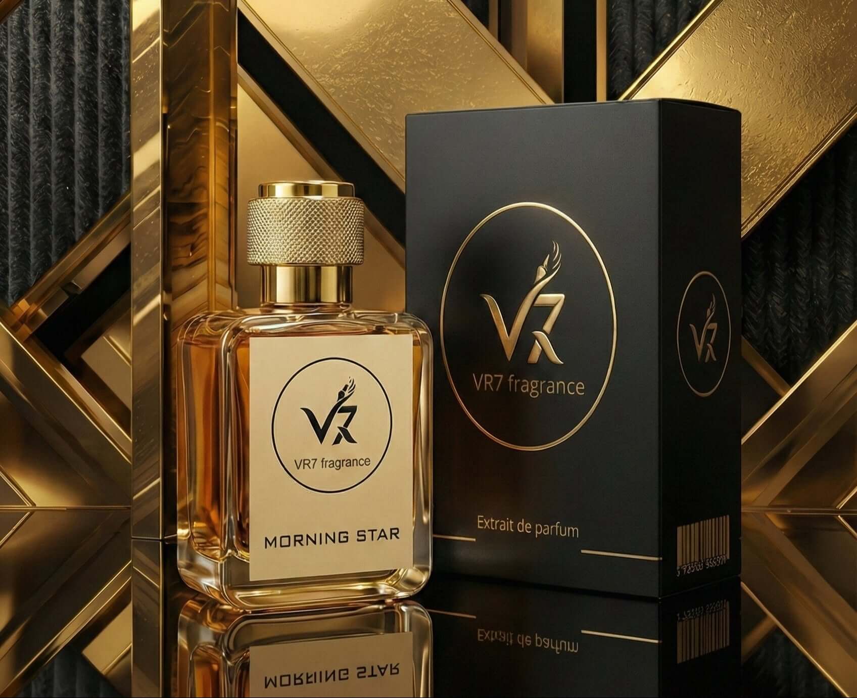morning star perfume bottle and box by  VR7 Fragrance