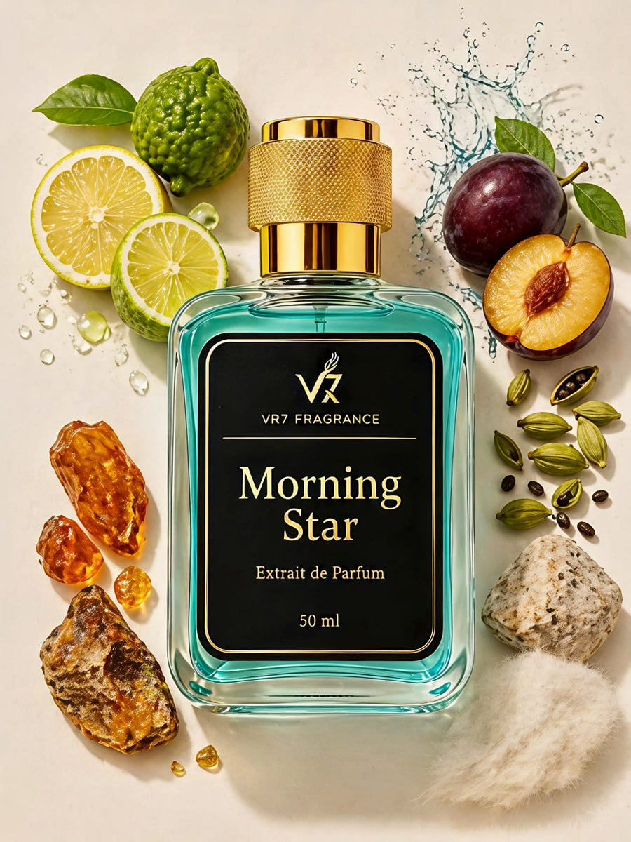 Morning Star | Aquatic Amber Citrus | Extrait de Parfum | VR7 Fragrance - VR7 Fragrance™ -