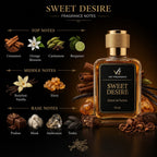 Sweet Desire | Vanilla Spicy Musky | Extrait de Parfum | VR7 Fragrance - VR7 Fragrance™ -