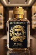 #-TAG BY VR7 Fragrance Extrait de Parfum bottle featuring bold design and intense scent profile.