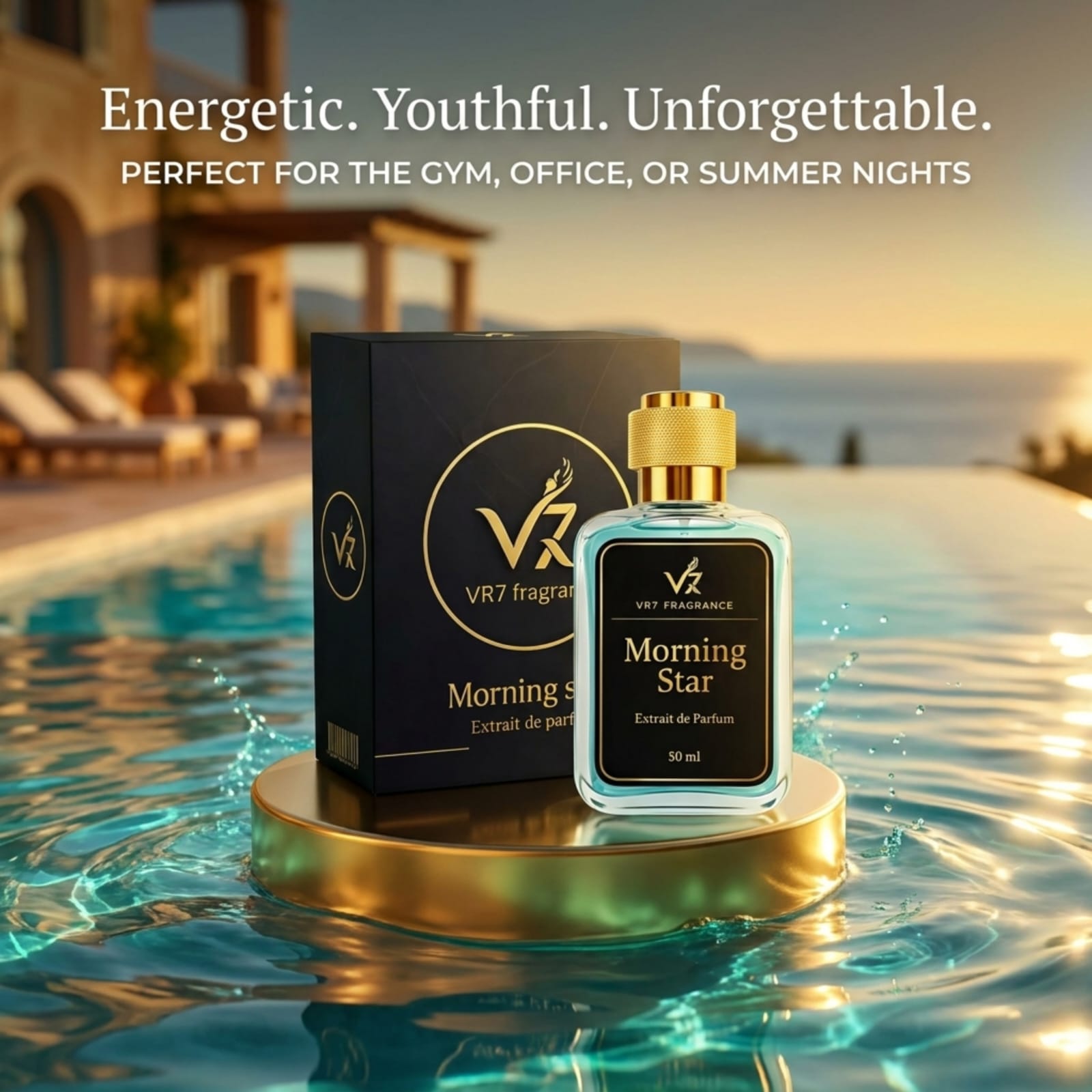 Morning Star | Aquatic Amber Citrus | Extrait de Parfum | VR7 Fragrance - VR7 Fragrance™ -