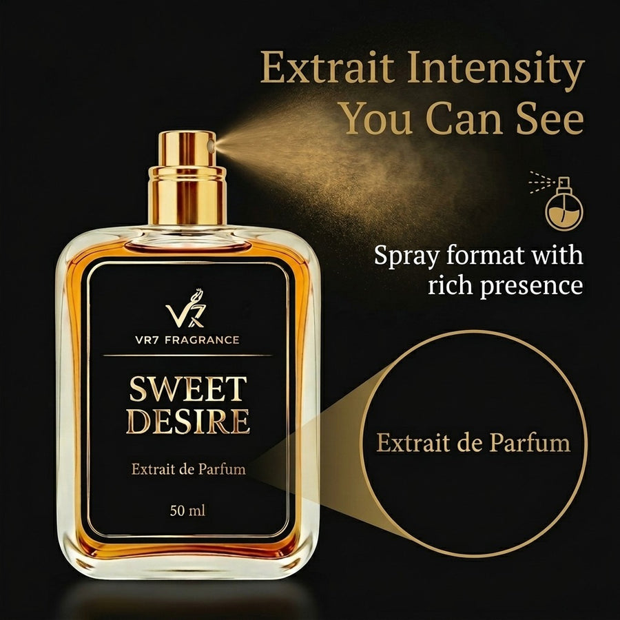 Sweet Desire | Vanilla Spicy Musky | Extrait de Parfum | VR7 Fragrance - VR7 Fragrance™ -