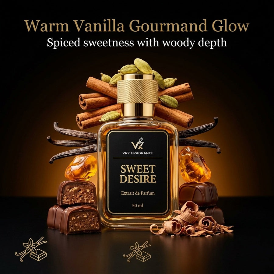 Sweet Desire | Vanilla Spicy Musky | Extrait de Parfum | VR7 Fragrance - VR7 Fragrance™ -