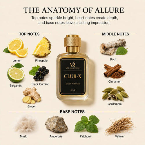 Club-X | Woody Spicy Citrus | Extrait de Parfum | VR7 Fragrance - VR7 Fragrance™ -