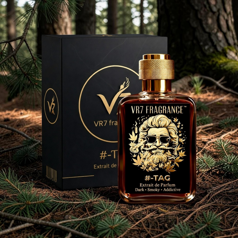 #-Tag | Earthy Smoky Tobacco Incense | Extrait de Parfum | VR7 Fragrance