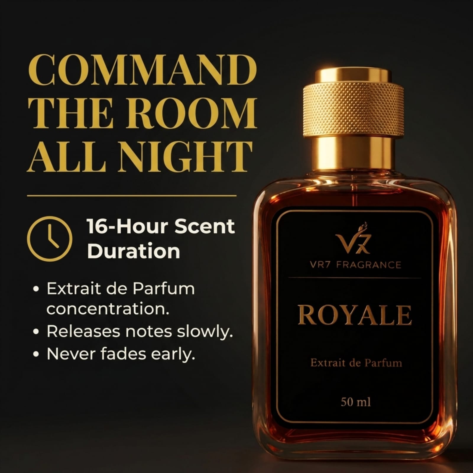 Royale | Oud Rose Sandalwood | Extrait de Parfum | VR7 Fragrance - VR7 Fragrance™ -