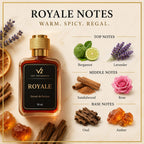 Royale | Oud Rose Sandalwood | Extrait de Parfum | VR7 Fragrance - VR7 Fragrance™ -