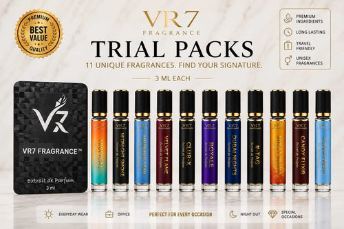 10 Extrait de Parfum Sample Set | 3ml Discovery Bundle - VR7 Fragrance™ -
